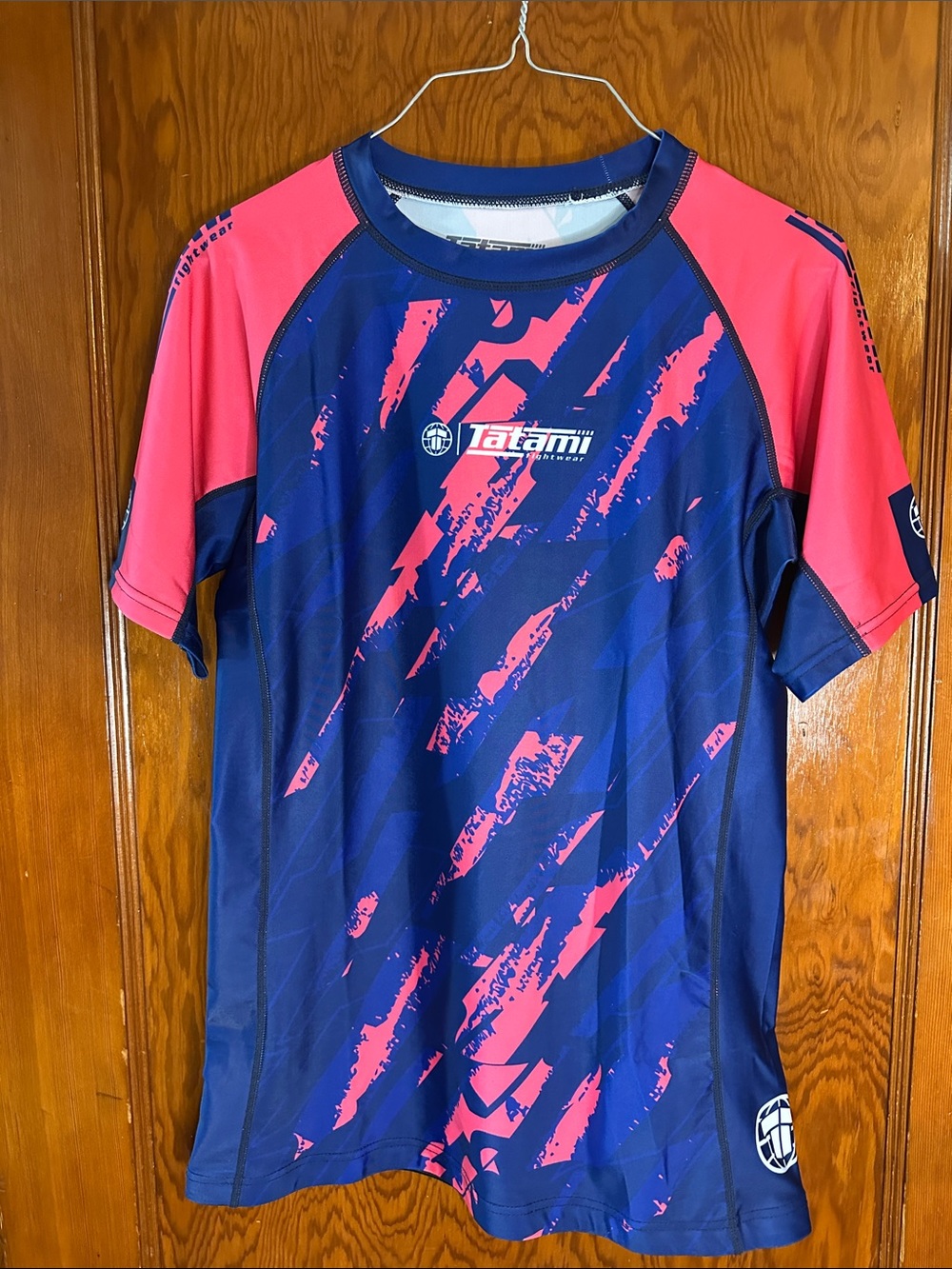 Tatami Performance BJJ JIUJITSU MMA Rash Guard - WOMENS - Navy & Hot Pink